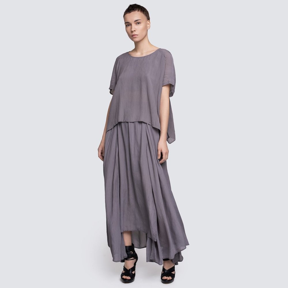 Barbara I Gongini Silk like Skirt